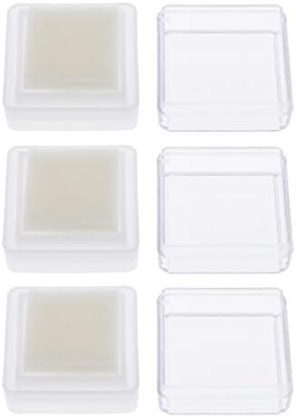 Hellery スタンプ台 白 インクパッド 紙用 布用 スタンプパッド 