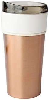 Fusion Tumbler Ceramic Lined Stainless Steel Foam Insulated, 15 oz (Rose Gold)