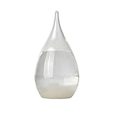 Pawaca Storm Glass,Water Drop Weather Forecast Barometer Crystal Home Office Decoration Birthday Christams Gift