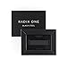 Radix One Black Steel - RFID Blocking Minimalist Front Pocket Ultra Thin Strong Wallet Money Clip Card Holder