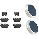 4 Wide &amp;2 Narrow Replacement Thermicon Refill Tips + 2 Large Buffer Refills for Nono Hair Removal Epilator 8800 MINI Pro 3 and Pro 5