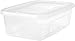 IRIS USA MCB-34 6 Quart Modular Storage Box, Clear
