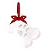 Tiny Ideas Christmas Dog Pawprint Bone Ornament, DIY Clay Impression Kit, Dog Christmas Tree Ornament, Memorial or New Pet Owner Keepsake