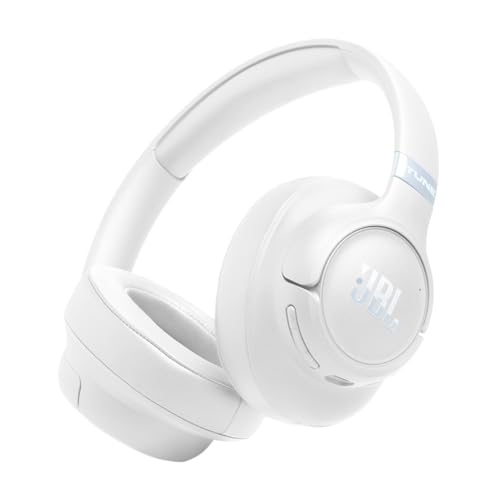 JBL Tune 780NC, Kabelloser Over-Ear-Kopfhörer mit Noise-Cancelling, Weiß