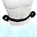 Amosfun Bondage Straps Handcuff Waist Cuff Bed Restraints SM Toy for Couples Lovers Blackthumb 2