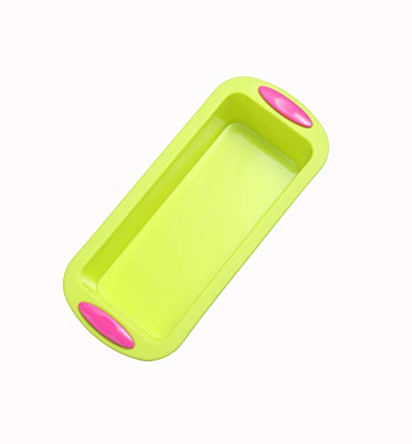 Megrocle Silicone Bread and Loaf Pan Set of 2, Nonstick Premium Food Grade Silicone Toast Pan Baking Pans, Oven-Microwave-Dishwasher Safe BPA Free Silicone Bakeware Cake Molds, 8.7"x4"x2.4" Inside - Thumbnail 7
