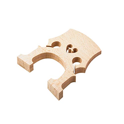 Baynne 1PC Exquisite Wood Cello Bridge 4/4 Full Size French Style for Cello Strings Musical Parts/Accessory - Thumbnail 4
