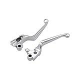 2X Chrome Brake Clutch Hand Levers Fit Harley Davidson Dyna XL Sportster 883 1200 Softail Fat Boy Road King
