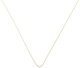 Ball Chain 2.4mmx24" 2/Pkg-Gold-Plated
