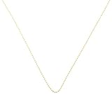 Ball Chain 2.4mmx24" 2/Pkg-Gold-Plated