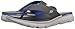 Skechers Performance Men's On The Go 400 Flip Flop,Charcoal/Blue,12 M US