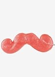 GIANT GUMMY MUSTACHE Lollipop (On a Stick) 2 pack- Fruity Bubblegum