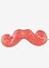 GIANT GUMMY MUSTACHE Lollipop (On a Stick) 2 pack- Fruity Bubblegum
