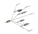 5 Arms Alabama Umbrella Rig Fishing Ultralight Tripod Bass Lures Bait Kit Junior Ultralight Willow Blade Multi-Lure Rig
