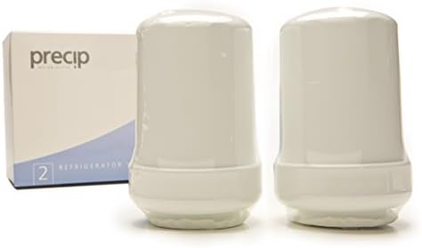 Precip GE MWF Refrigerator Water Filters (2-Pack) - Advanced Filtration Removes Chlorine, Chemicals and Contaminants - Easy to Install Replacement Cartridge