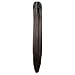 Synthetic Claw Ponytail Heat Resistant Handy Jaw Pony Tail One Piece Long Straight Soft Silky for Women Lady Girls 21'' / 21 inch (dark brown)
