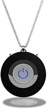 ZENUTA Personal Air Purifier USB Portable Wearable Necklace Negative Lonizer Anion Air Cleaner Air Freshener for Cigarette Smoke/Allergies/Bacteria/Pets Dander/Pollen/Odors Energy Class A+