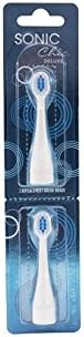 Sonic Chic DELUXE Electric Toothbrush Replacement Heads (Pack of 4)