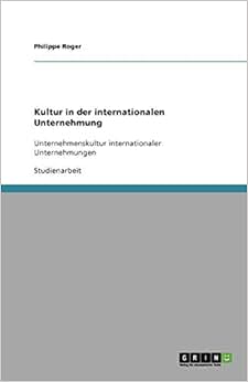Kultur In Der Internationalen Unternehmung Livros Na - 
