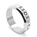 Fanstown C.L.A.M Forever Handmade Steel Birthday Ring Necklace
