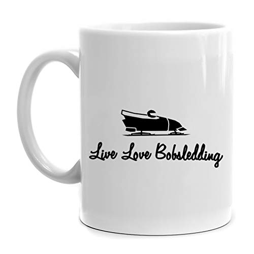 Eddany Live love Bobsledding Mug 11 ounces