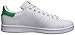 adidas Originals boys Stan Smith Sneaker, White/White/Green, 5.5 Big Kid US