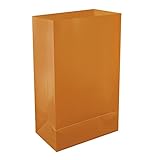 LumaBase 50112 12 Count Plastic Luminaria Bags, Tan