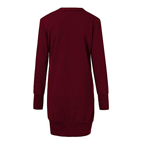 image for GOVOW Drape Front Blazer Women Open Front Button Down Cardigan Sweater