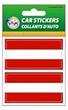 2 Austria Country Flag Set of Small Automobile Bumper Stickers Decals ... 1 3/8 X 2 3/4 Inches ... New in Package