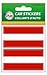 2 Austria Country Flag Set of Small Automobile Bumper Stickers Decals ... 1 3/8 X 2 3/4 Inches ... New in Package