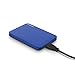Toshiba Canvio Connect II 2TB Portable Hard Drive, Blue (HDTC820XL3C1)