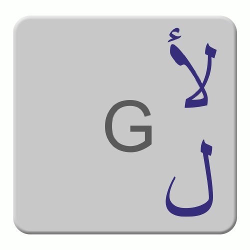 Russian Keyboard Stickers Transparent and Laminated