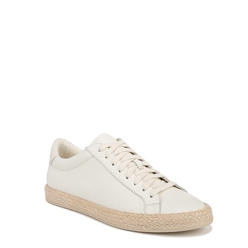 Vince Mens Fulton Leather Sneakers Milk White Leather 7 M