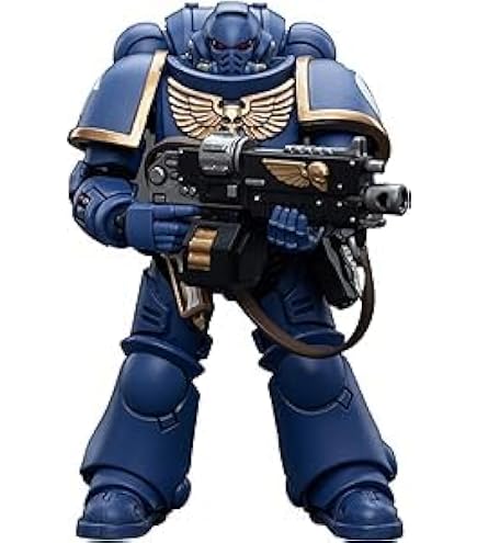 Figurine JOYTOY Warhammer 40K - Section Vétéran Du Death Korps Of Krieg (Démolitions) - Échelle 1/18, Peinte