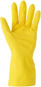 Ansell AlphaTec 87-190 Latex Work Gloves Yellow Size XL 12 Pairs Ultra Thin view 3