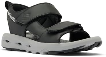 Youth Techsun Adventure Sport- und Outdoor-Sandalen, Schwarz/Weiß, 3
