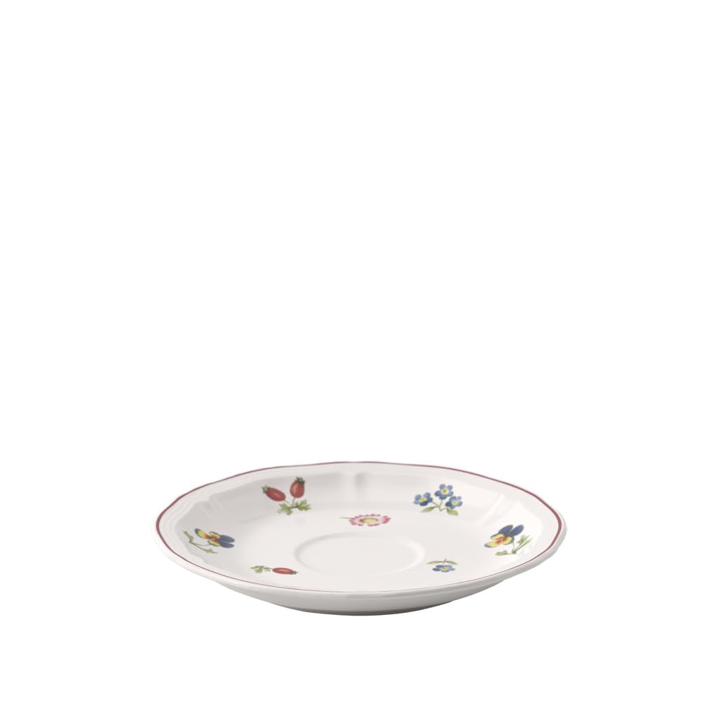 Villeroy & Boch Premium Porcelain Petite Fleur Saucer for Tea Cup, Multi-Colour