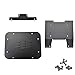 GZSJY Spare Tire Carrier Delete Filler Plate Tramp Stamp - Tailgate Vent-Plate Cover for 2007-2018 Jeep JK Wrangler & Unlimited (License Plate Mount)