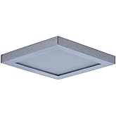 Maxim Lighting 57720WTSN Wafer-10W 1 LED Flush Mount-4.5 Inches Wide by 0.5 inches high, Finish Color: Satin Nickel