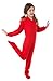 Big Feet PJs Big Boys Kids Red Fleece Footed Pajamas Onesie