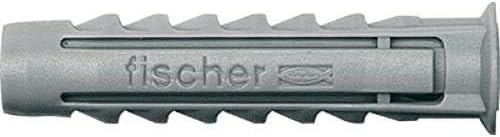 fischer 70010 SX Expansion Wall Plug Grey 10x50 - Pack of 50, Gray - Image 3
