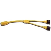 Actuant/Marinco 153AY Y-Adapter 2-30A 125V Locking to 50A 125/250V