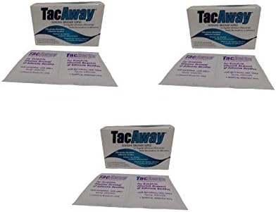 TORBOT TacAway Adhesive Remover Wipes, 50 Count (3 Pack)