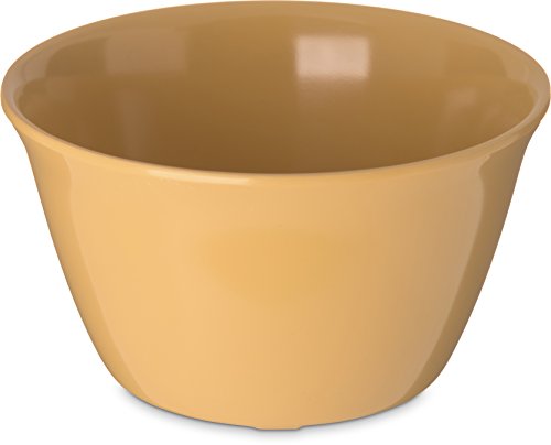 Carlisle 4354022 Dallas Ware Melamine Bouillon Cup Bowl, 8 oz, Honey Yellow (Pack of 24)
