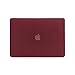 LENTION Hard Case for MacBook Pro (Retina, 15-inch, Mid 2012 to Mid 2015) - Model A1398, with Keyboard Cover and Port Plugs, Matte Finish Case with Rubber Feet (Wine Red)