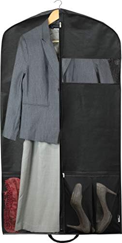 Simple Houseware 43-Inch Heavy Duty Garment Bag w/Pocket for Dresses, Coats 5 Simple Houseware 43-Inch Heavy Duty Garment Bag w/Pocket for Dresses, Coats