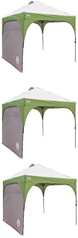 Coleman Instant Canopy Sunwall, Accessory Only, 10 x 10 Feet - 3 Packs