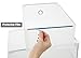 C&AHOME DIY Stackable Shoe Box Clear Plastic Storage Box Foldable Shoe Container Closet Organizer,4 Pack