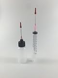 Plastic Squeeze Bottle 1oz, and 10ML all with 1.5 inch Stainless Applicators