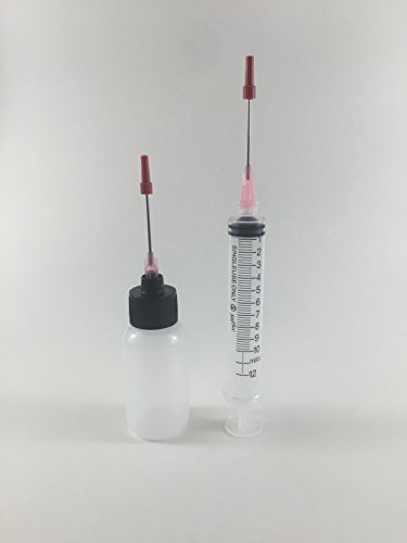 Plastic Squeeze Bottle 1oz, and 10ML all with 1.5 inch Stainless Applicators